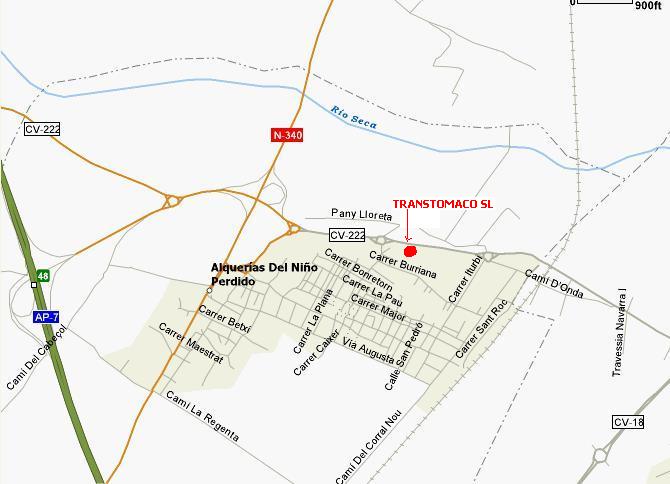 Mapa Transtomaco